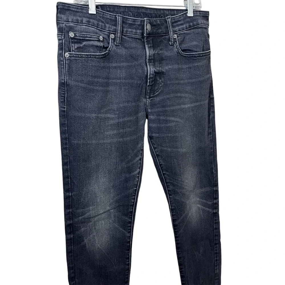 American Eagle Men’s Black Wash Jeans